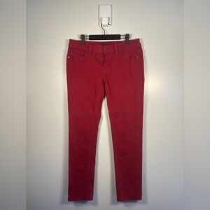 Miss Me Red Jeans